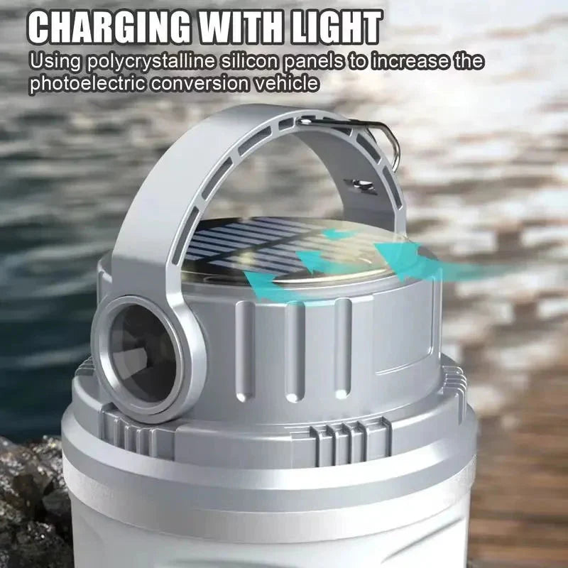 LED Adventure Torch: Rechargeable Aqua-shield Travel-friendly